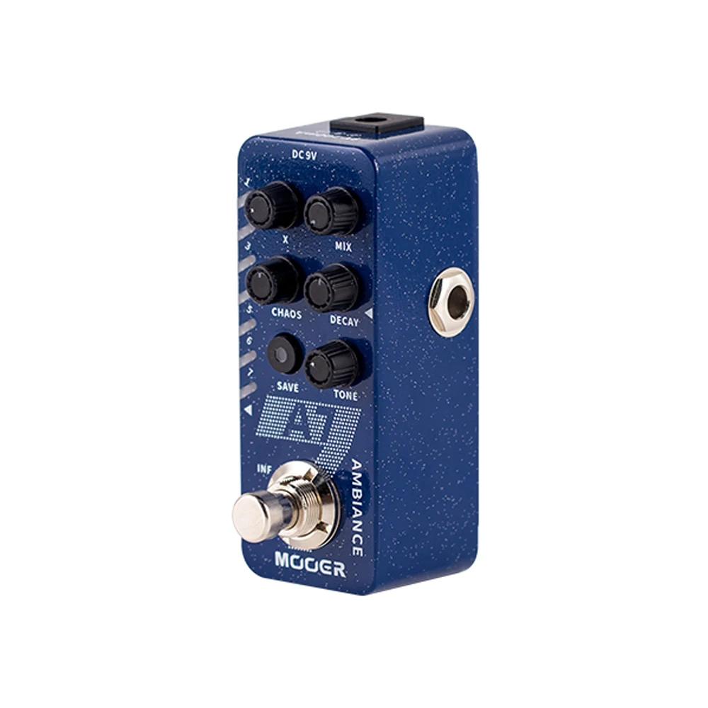 Mooer A7 AMBIENT REVERB Guitar Pedal Built-in 7 Reverb Effects Infinite Sustain Buffer Bypass New Reverb Effect Pedal Mooer A7 AMBIENT REVERB Guitar Pedal Built-in 7 Reverb Effects Infinite Sustain Buffer Bypass New Reverb Effect Pedal