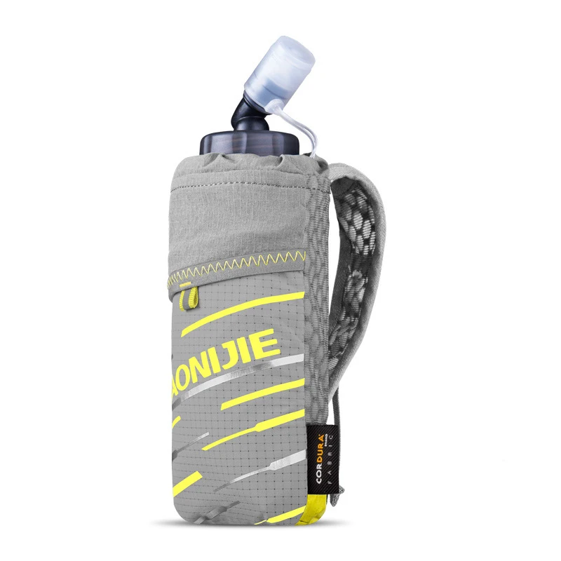 AONIJIE Ultralight Hydration Pack 소프트 플라스크 용 핸드 헬드 백 야외 캠핑 하이킹 용 물병 캐리어 폰 홀더 파우치스포츠 보틀