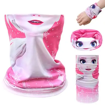 

Sunscreen scarf Headscarf Men Women's Turban Magic Anna Elsa Scarf Bike Cycling Balaclava Neck Warm Bandanas Face hat