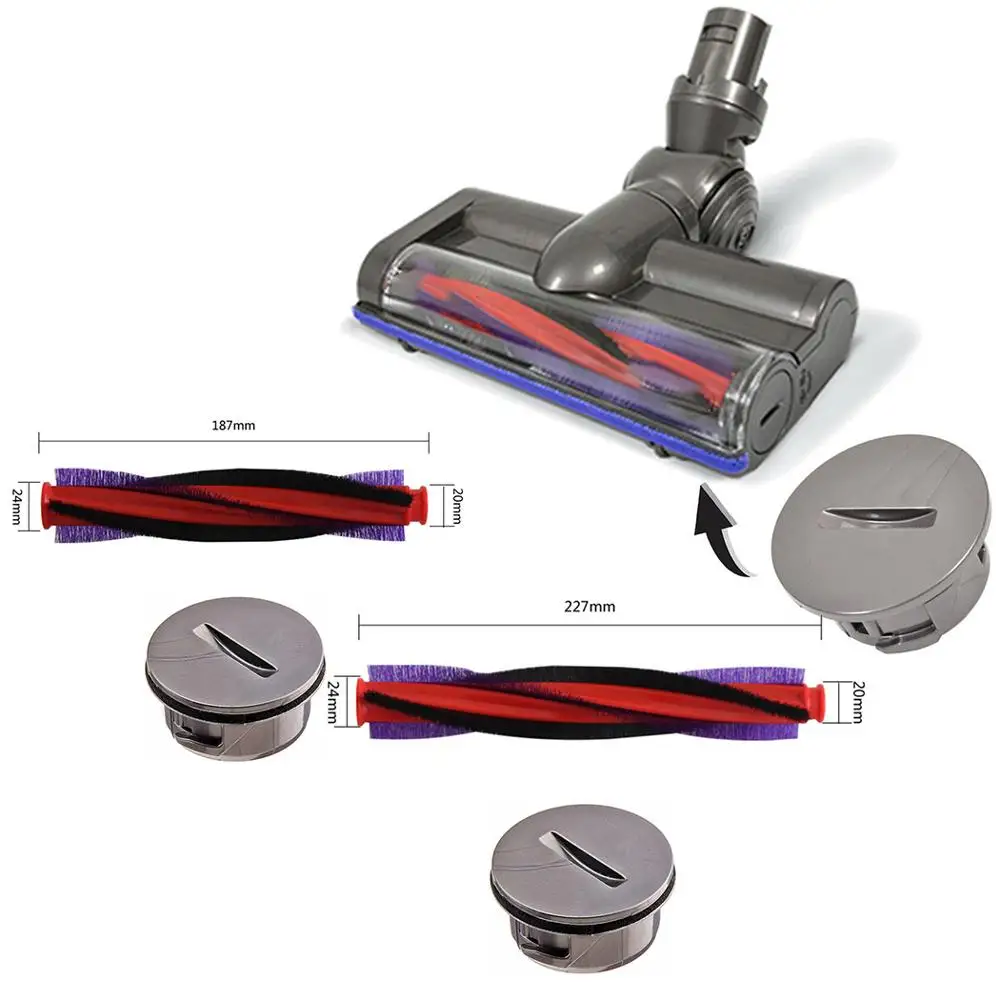 Brushroll End Cap And Brushes Replacement For Dyson V6 Animal,v6 Fluffy