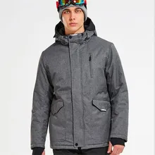 Мужская лыжная куртка, водонепроницаемая, ветрозащитная, лыжная куртка для улицы, лыжная одежда, мужская зимняя куртка, зимнее теплое пальто для мужчин