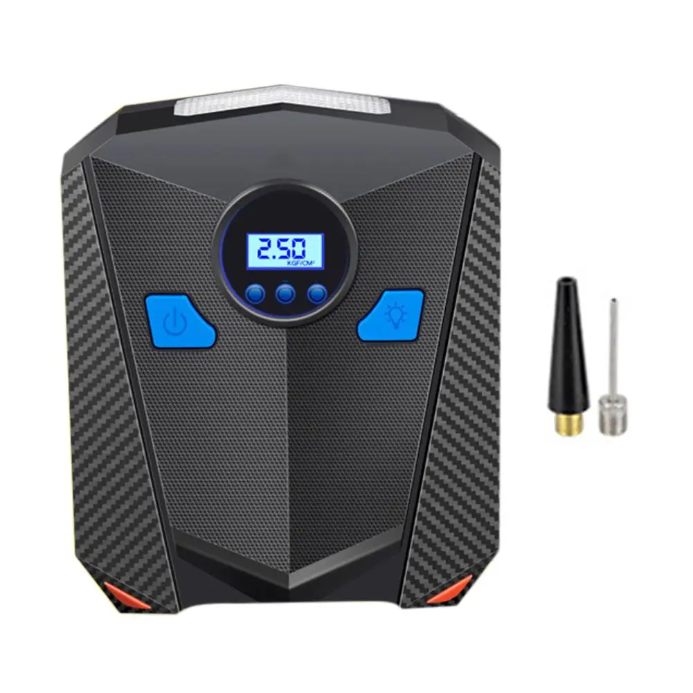 Bomba de ar Compressor de ar Portátil com Luz Pneus de Motocicleta Led para Carro Tela Digital Tire Inflator Bicicletas Basktball 12v Mod. 187378 19 Ar Compressor de Ar Portátil com Luz