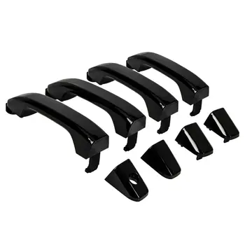 

Newest 23236150 84713668 Black Painted Door Handles Car Accessories 4Pcs Set Door Handles For Silverado Sierra Gloss 2014-2018