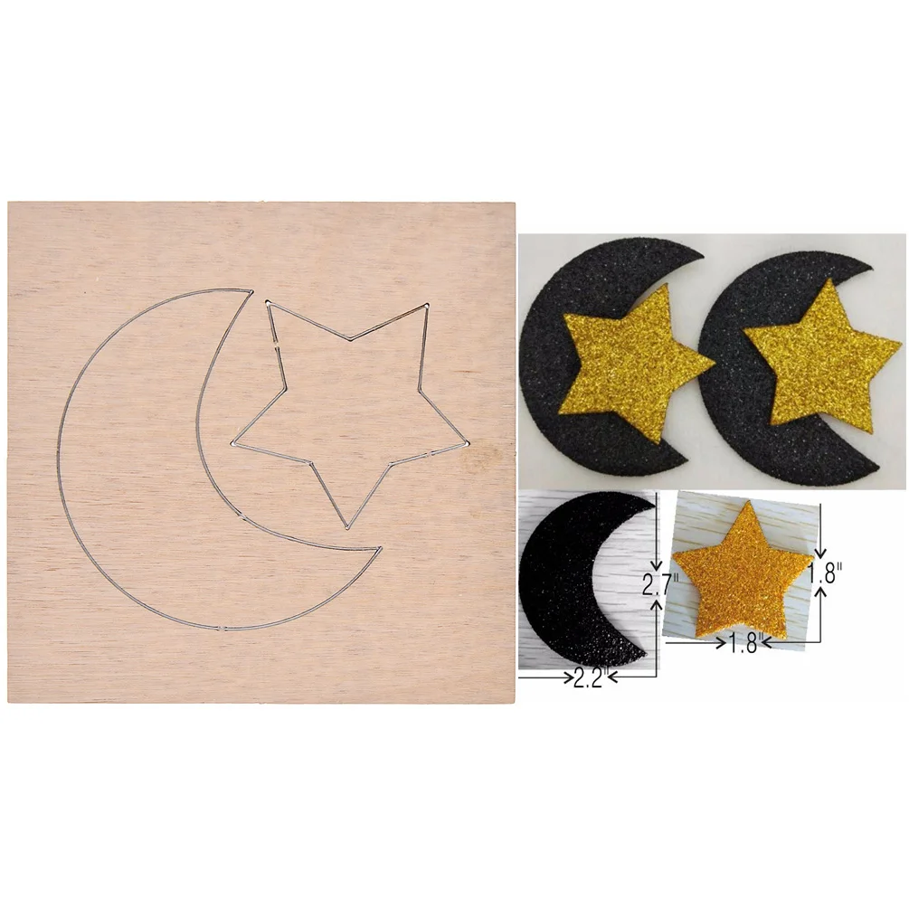 She Love Star Moon в форме листа металлические кожаные режущие Штампы деревянные штампы режущие формы Diy кожаные штамповки ручной работы инструменты