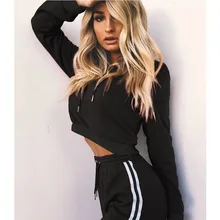 2 шт., Женский спортивный костюм, укороченные толстовки, толстовка, штаны, спортивные комплекты для бега, спортивная одежда, одежда для фитнеса, женский тренировочный комплект