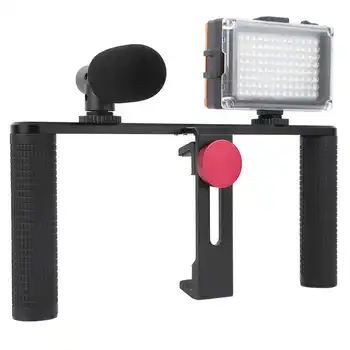 

camera rig camera handle Two‑Handed Mobile Phone Set Stablizer for Photography Video Live Broadcast Light photography