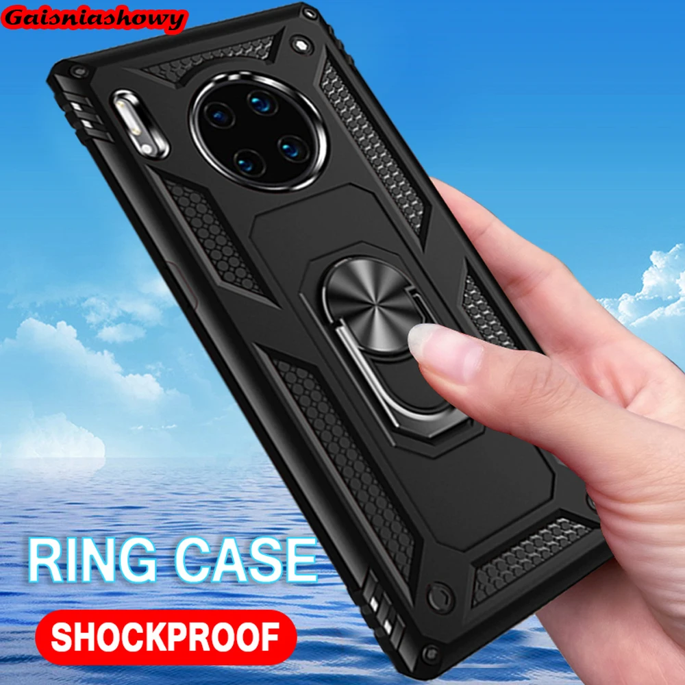Armor Case For Huawei Mate 30 Pro 20 Ring Magnetic Car Hold Cover P30 P20 Lite Nova 5 5i 4 Phone Shell |