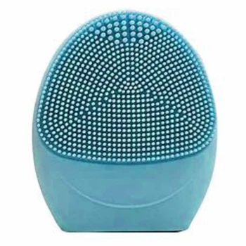 

Electric Battrey Facial Cleansing Brush Silicon Vibration Mini Cleaner Deep Pore Cleaning Skin Massage Face Brush