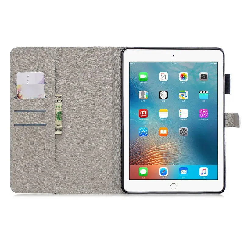 Чехол для iPad 9," 5-го 6-го поколения A1893 A1954 умный чехол для iPad Air 1 2 iPad Pro 9,7 Funda Модный 3D узор