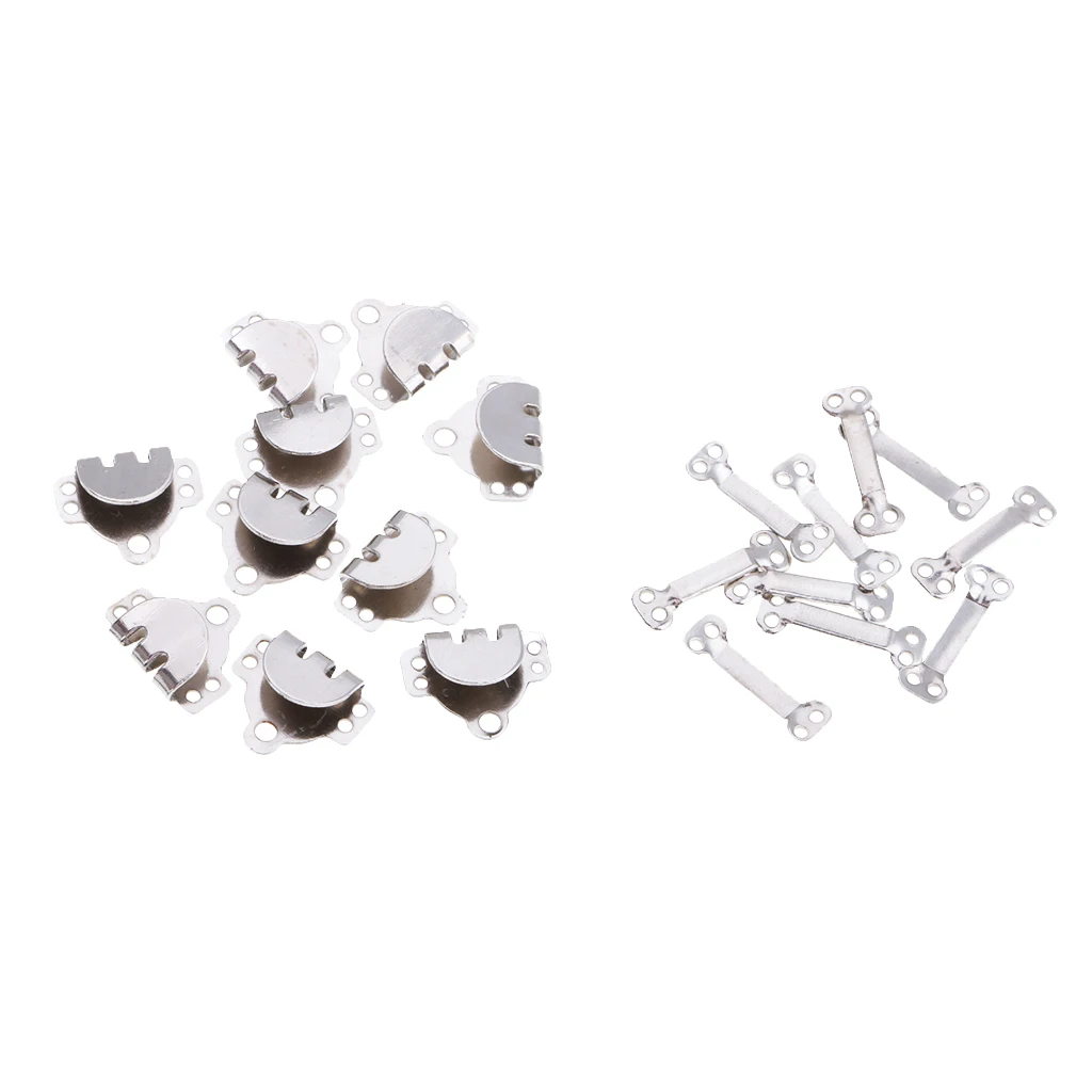 10 Sets Metal Sewing Hooks and Eyes Closure for Trousers Skirt Dress DIY Crafts