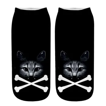 

Popular Funny Unisex Short Socks 3D 2019 Jaycosin Cat Printed Anklet Socks Polyester Casual Socks Dropshipping Hot October 15th