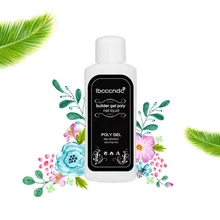 Extensão de unhas de Gel Solução Limpar Rápida Extensão Gel UV LEVOU Construtor Acrílico Cristal Cola Solução Estendida E1 Líquido Prego