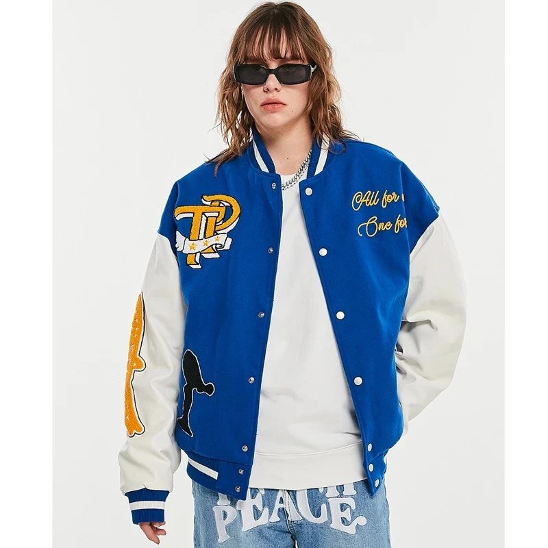 Hip Hop Thicken Baseball Jackets Men 