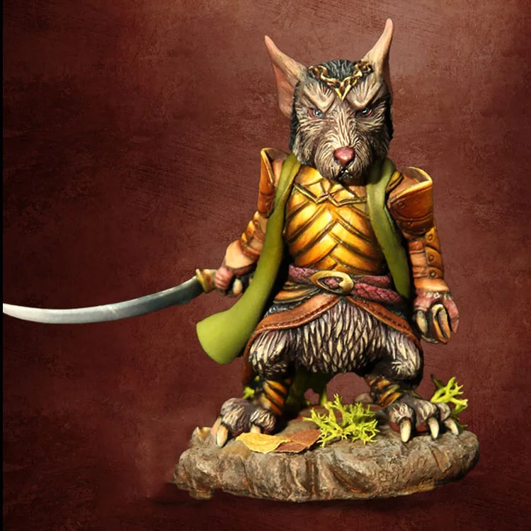 

1/32 Resin Model Building Kit Figure Mouse Soldier