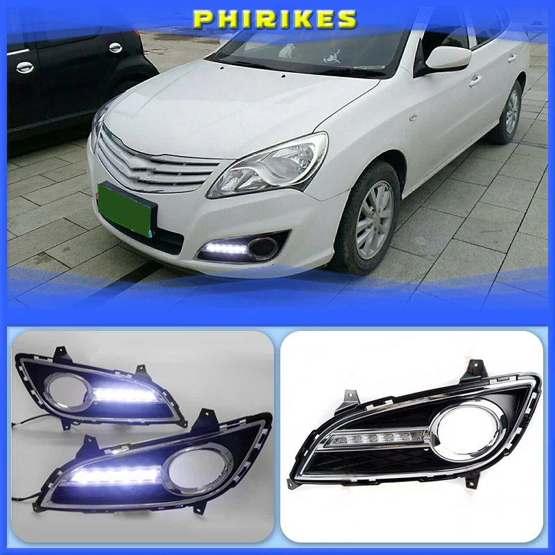 

2pcs For Hyundai elantra 2011-2016 LED DRL For elantra High brightness guide LED DRL led fog lamps daytime running lights