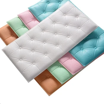 

Capitone Polipiel Anti-collision Children Bedroom Bed Child 3d Wall Sticker Cabeceira Cabecero Cama Tete De Lit Head Board