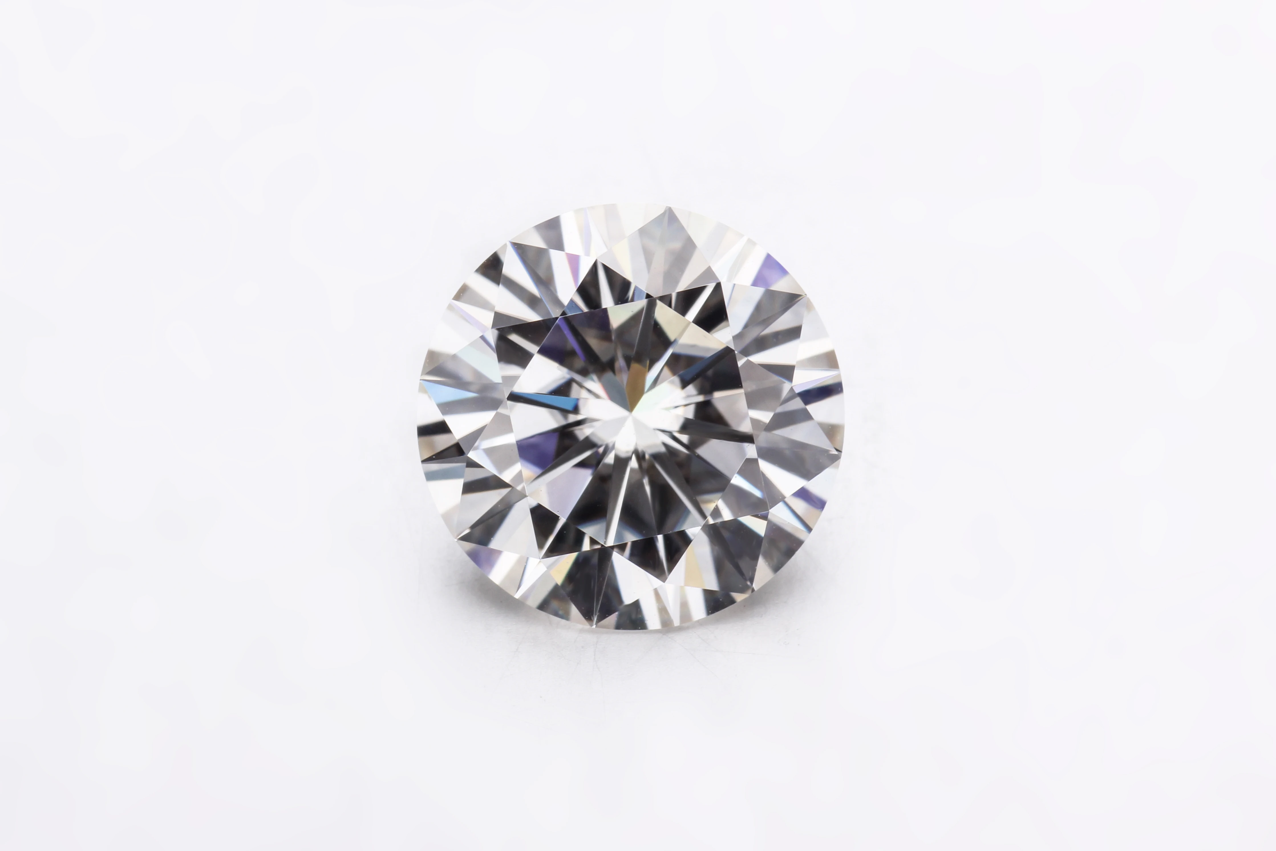 

Round Brilliant Cut 3ct GH Color 9mm Moissanite VVS Loose Stone Test Passed Possitive Gemstone