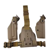 Airsoft Safarilands пистолет Glock17 19 22 23 31 Ремень Кобуры вспышка светильник для правой руки использовать ножной кобура светильник подшипник glock кобура