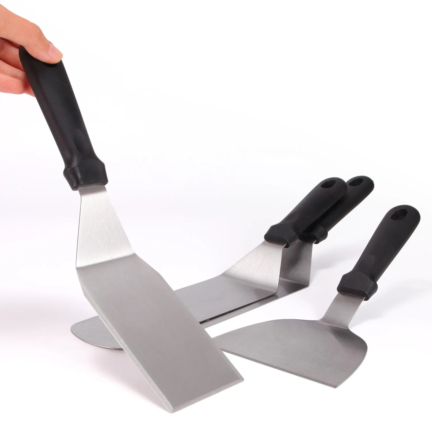Barbecue Shovel Stainless Steel Barbecue Tools Set Cooking Shovel Plate Cooking Spatula Baking Tool