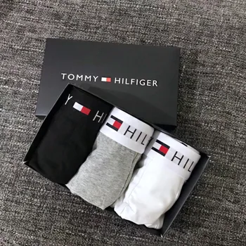 

Tommy Hilfiger-mens underwear men cotton underpants male pure men panties shorts underwear boxer shorts cotton solid 112