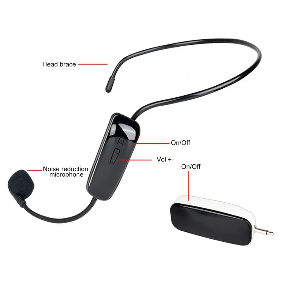 Portátil sem Fio Amplificador de Voz para Sala de Aula Mini Microfone Recarregável Profissional - Image 6