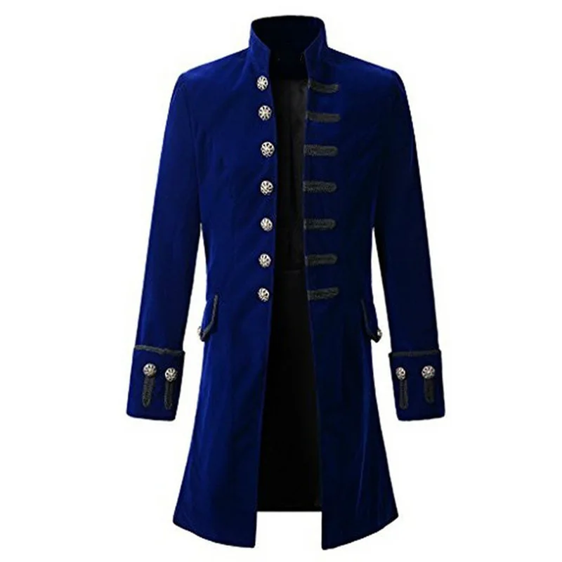 3 Colors Adult Men Medieval Costume Renaissance Priest Ranger Frock Europe Gothic Outfit Religious Church Party Robe Fancy Gown