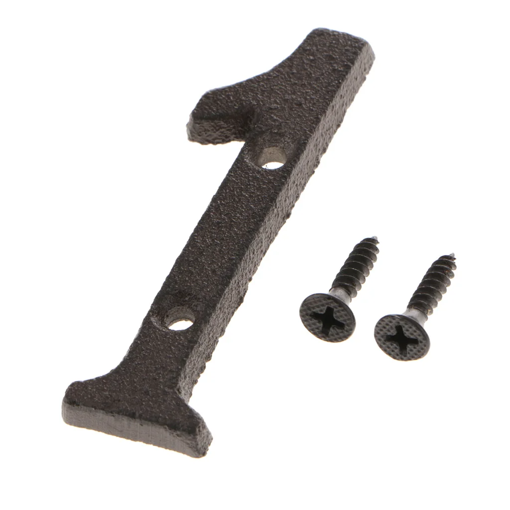 Wrought Iron Antique House Door Number Sign Plaque DIY Digit Letter Number 1