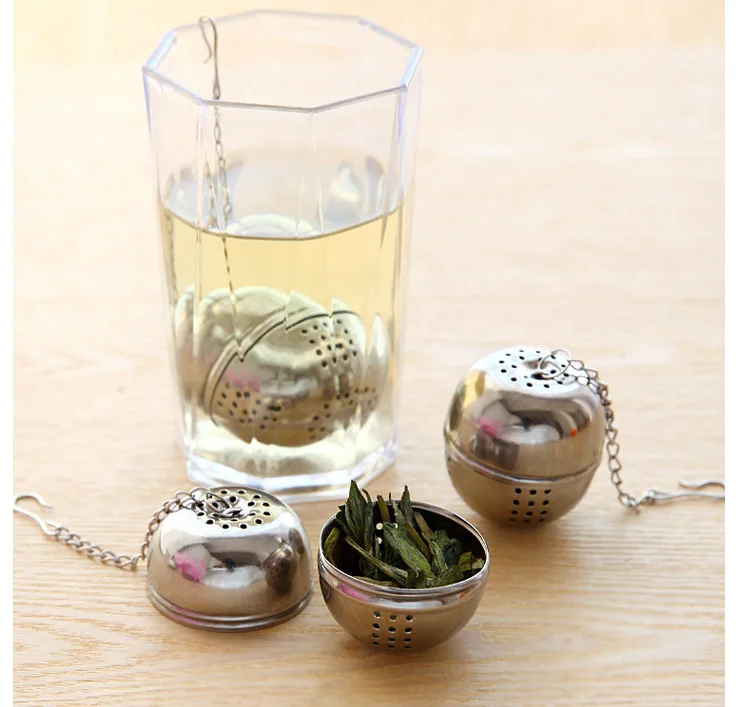 Thick Stainless Steel diao wei qiu Tea Egg Making Soup Ball Hot Pot Spice Leakage Tea Filter 19G