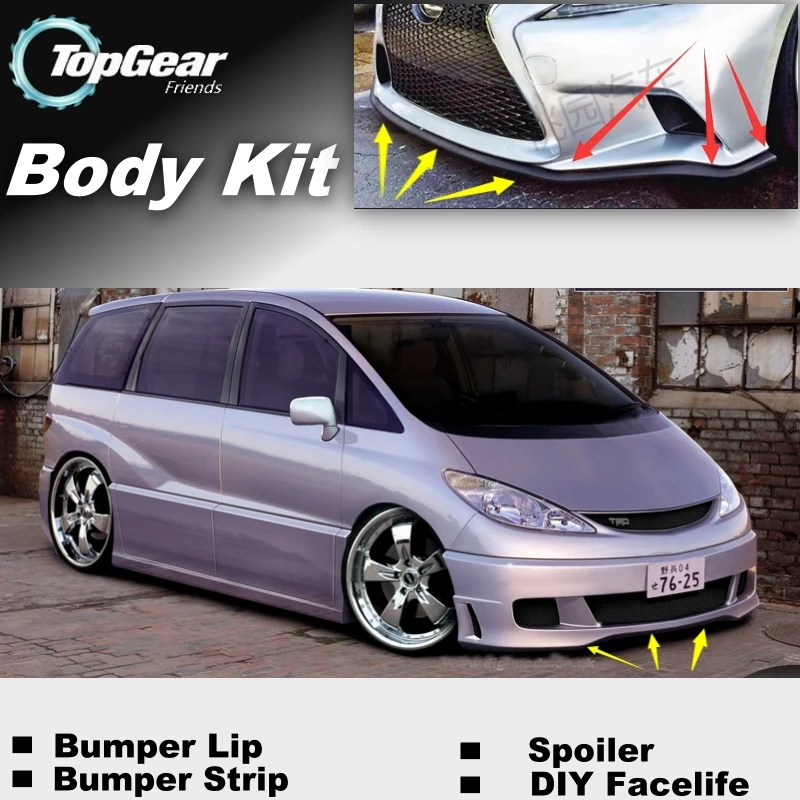 Бампер для TOYOTA Previa XR Canarado Estima Tarago/дефлектор переднего спойлера тюнинга