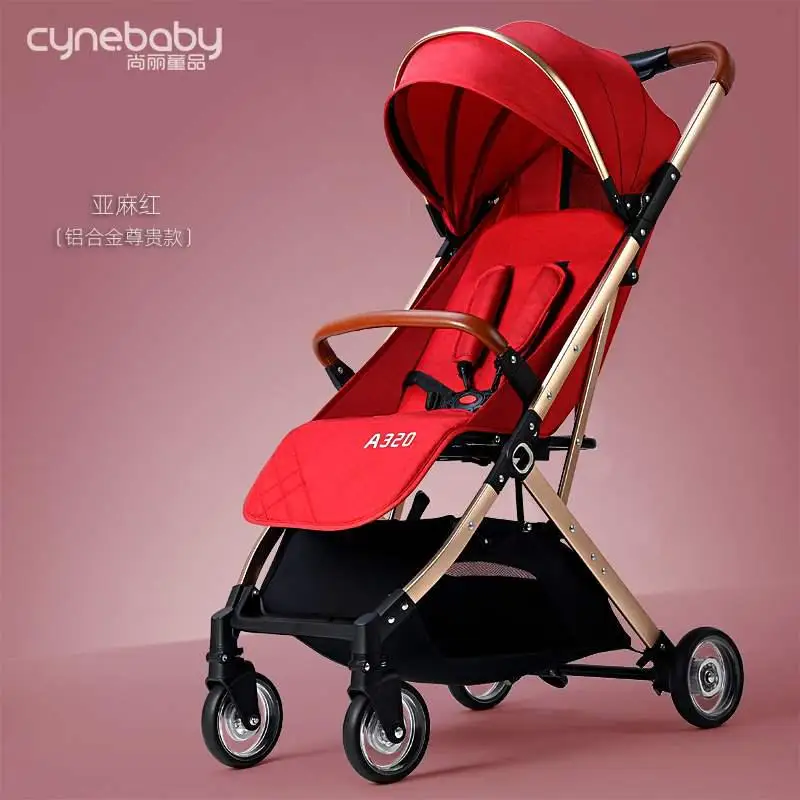 Cynebaby детские тележки портативный складной и откидной автомобильный зонтик для младенца Джейн - Цвет: red 2