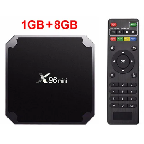 X96 Мини ТВ приставка 2 Гб 16 Гб Amlogic S905W Smart Android tv Box 7,1 2,4G беспроводной wifi 4K HD X96 мини медиаплеер телеприставка - Цвет: X96 MINI 1GB 8GB