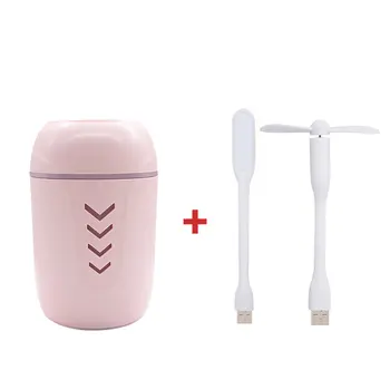 

3-in-1 Mini Air Humidifier Creative USB Humidifier with Colorful LED Night Light Essential Oil Diffuser for Home Office