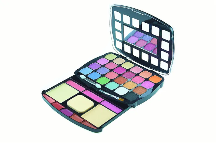 Профессиональная Косметика матовые блестящие тени для век палитра пудра лицо