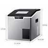 ZB-20B 40KG Automatic Ice Cube Maker Commercial Milk Tea Shop Large Ice Cube Making Home Ice Making Crushed Ice Machine 220V 2