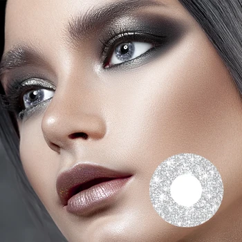 

Beautiful Pupil Colored Contact Lenses for Eyes Color Lot Wholesale Natural Color Light Brown Black Females Hall