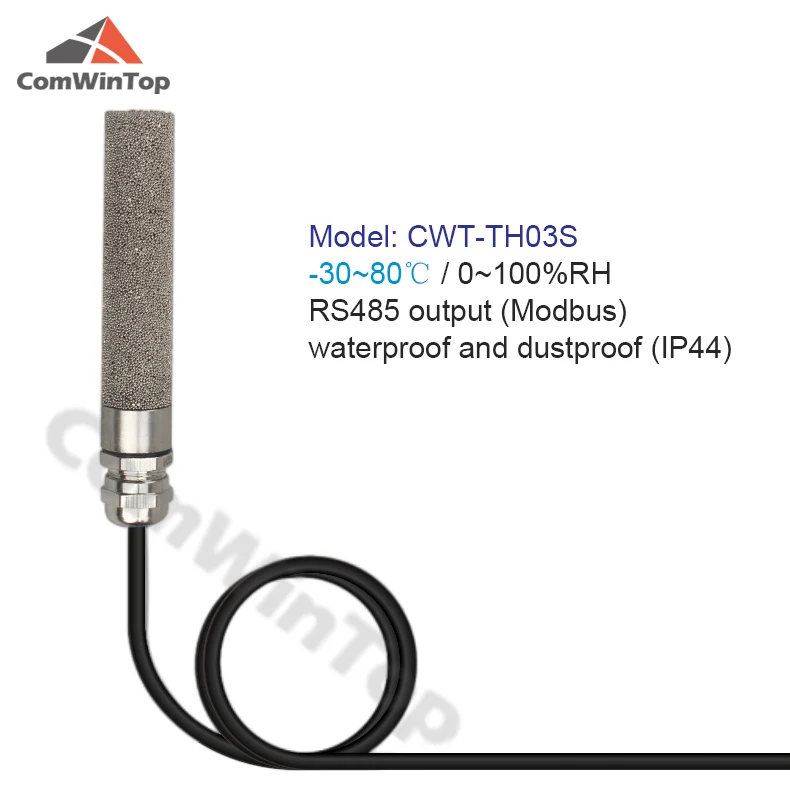 RS485 Modbus Water Proof Temperature Humidity Sensor Probe temperature humidity sensor temperature humidity meter