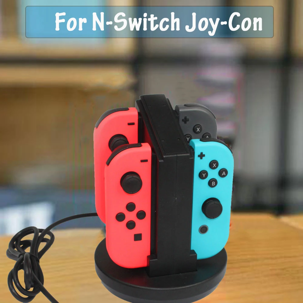 Зарядное устройство контроллера для Nintendo Switch зарядная док станция Joy con и Pro