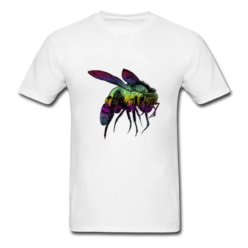 Inktastic Save The Bees с иллюстрацией пчелы цветом мужские футболки рука 2020 Новейшая