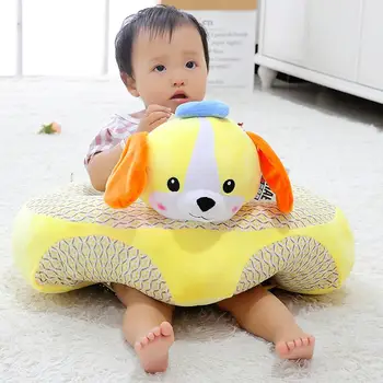 

Baby Seats Sofa Support Cover Infant Learning to Sit Plush Chair Feeding Seat Skin for Toddler Nest Puff Dropshipping No Filler