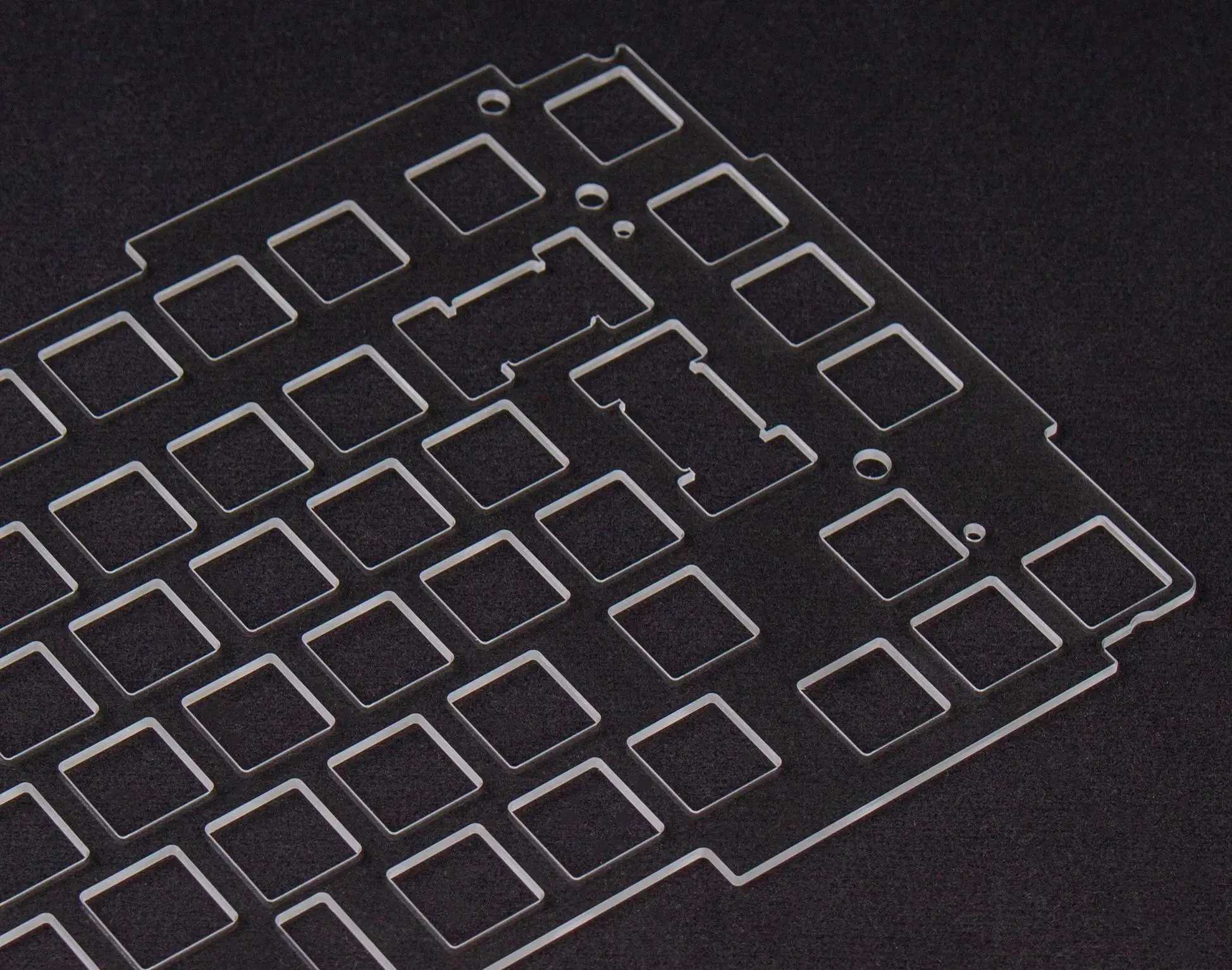 Keychron-ISO Brass Plate, Q1 Teclado, PC, FR4 Placa