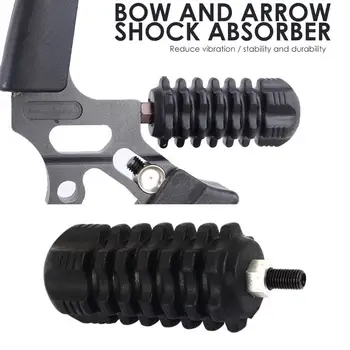 

Compound Bow Stabilizer Bow Stabilizer DIY Shock Absorption Cat Whisker Black Rubber Bow Shock Absorption Bowstring