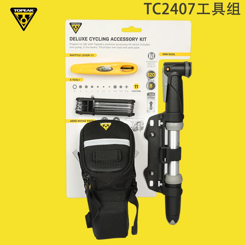 Насос для горного велосипеда Topeak TC2407 TC2408 Портативный Миниатюрный инструмент