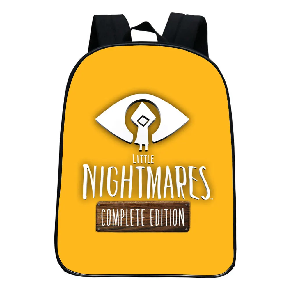 Little Nightmares Backpack Boy Girl Bookbag Teenagers School Bag Student Cartoon Casual Backpack School Daily Rucksack 12 inch