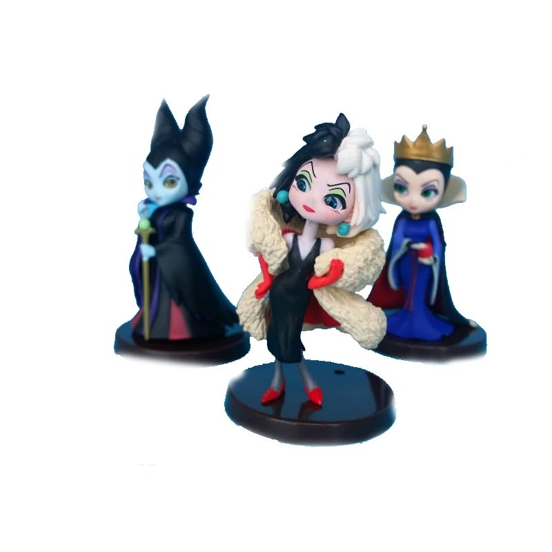 3 шт./компл. disney Малефисента принцессы Кукла Малефисента QUNNE ПВХ фигурка игрушка в подарок для детей