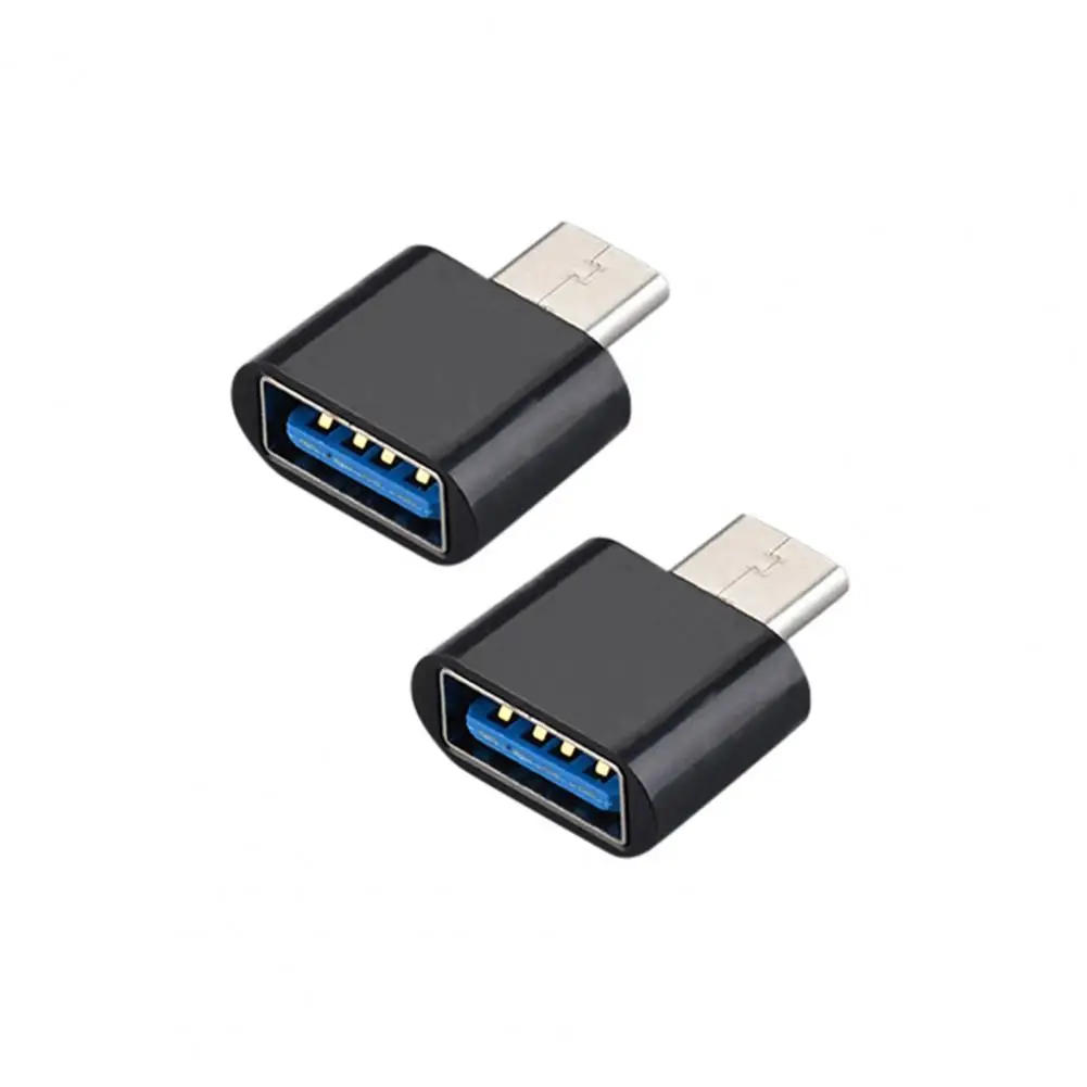2Pcs High Speed Male to Female Type-C to USB OTG Converter for Flash Drive Mouse U Disk Reader For Android i-Phone Tablet Phone