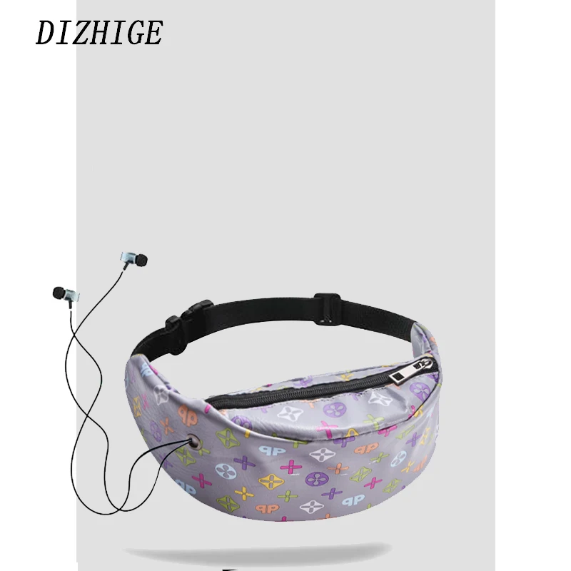 

Bolso de cintura para mujer de cuero riñonera de moda bohemio bolso de la correa de mujer bolsa de teléfono Casual negro pecho