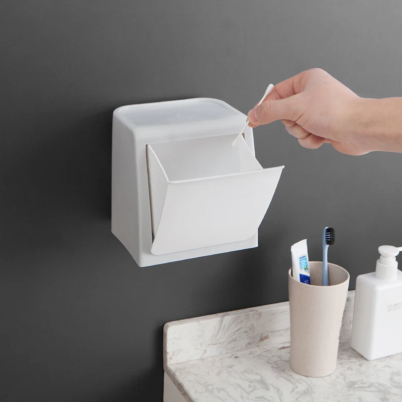 Nordic Wall Mounted Waste Trash Bin Office Kitchen Hanging Garbage