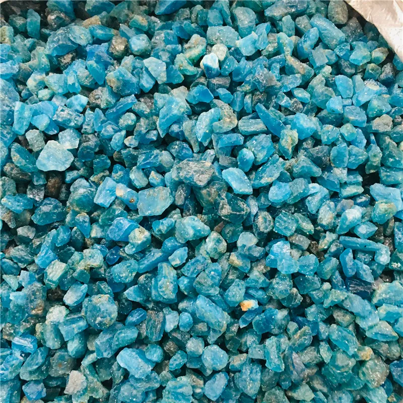 100 г натуральный кристалл Синий Апатит и минерал рейки целебный кристалл драгоценный камень делая образец в виде бижутерии