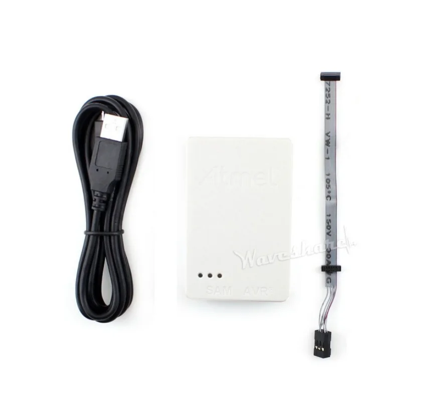 Atmel ICE базовый комплект поставляется с дополнительным адаптером и