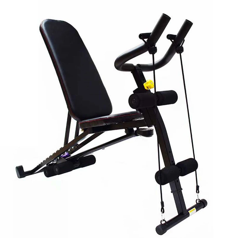 Multifunctional waist beauty machine F-380 sit-up auxiliary fitness equipment weight loss board household roll dumbbell bench